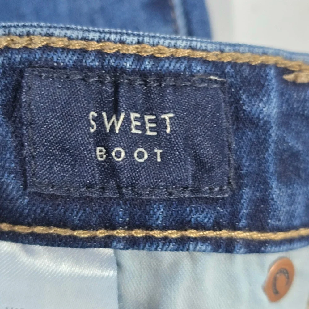 Lucky Brand Sweet Boot Jeans Dark Wash‎ Women 2/26 Regular Bootcut Denim 12514
